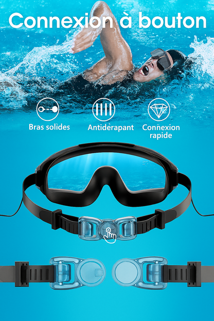 Lunettes de Piscine BleaMud pour Adultes et Enfants
